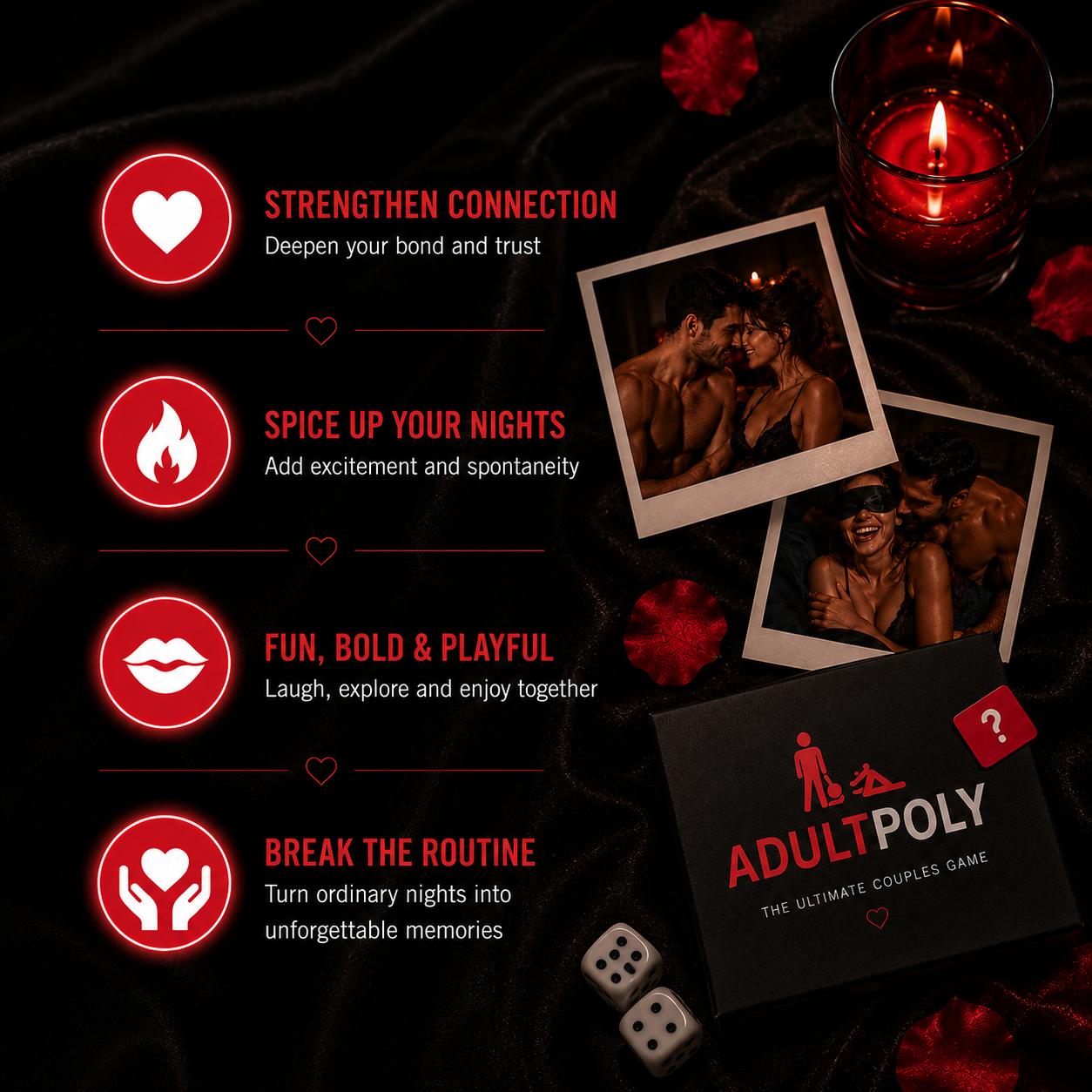 AdultPoly™ - Couples Challenge Game