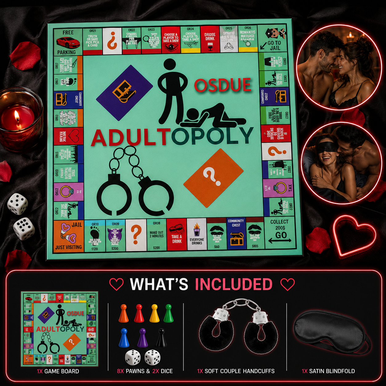 AdultPoly™ - Couples Challenge Game